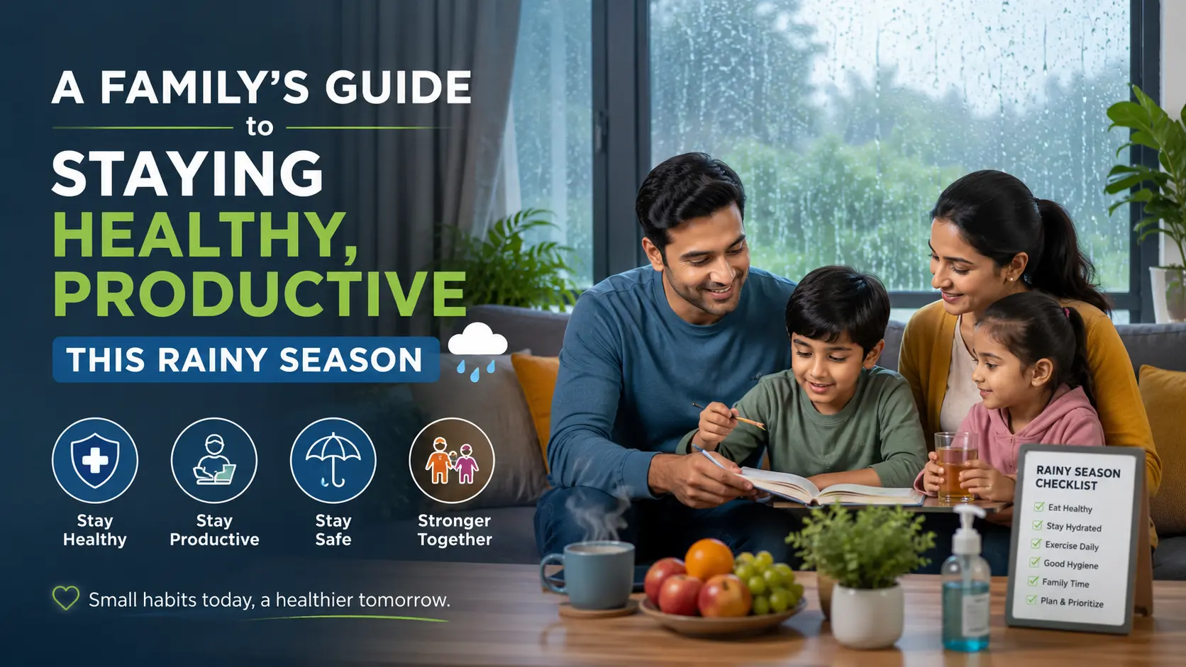 A Family’s Guide to Staying Healthy, Productive This Rainy Season