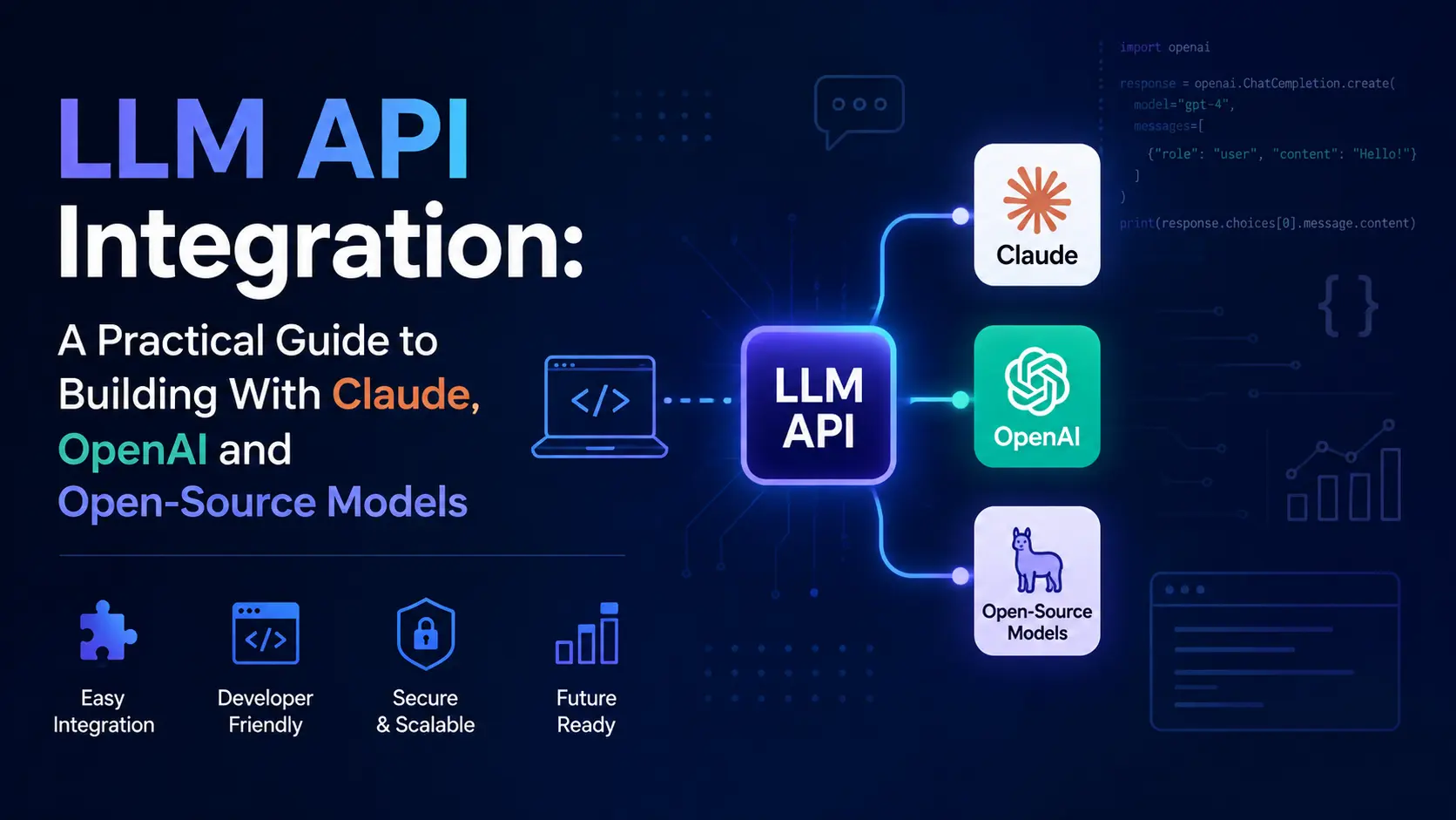 LLM API Integration: A Practical Guide to Building With Claude, OpenAI and Open-Source Models